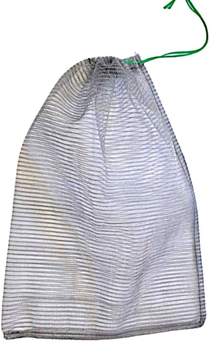 Samburá, sacola, saco viveiro de nylon número 1 - 40x25cm - Imagem 2
