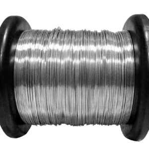 Fio de Aço Inox AISI 302 Rígido, 0,90mm Diâmetro, 200 Metros, 1kg, polido para Pesca, Artesanato e Bijuterias