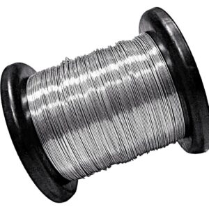 Fio de Aço Inox 304L Polido, diâmetro 2,50mm, 26 metros maleável, durabilidade garantida 1 Kg