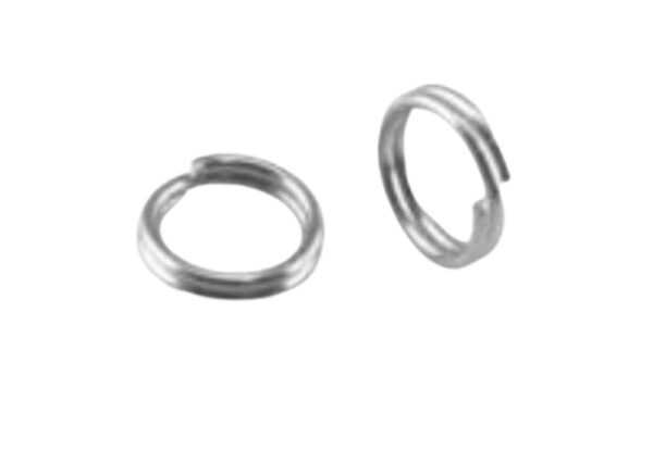 Argola Split Ring 4 em aço inox para isca artificial 7,50 mm x 1,20 mm - 100 pç - Image 6
