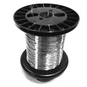 Fio de Aço Inox 304L Polido, diâmetro 1,00mm, 160 metros maleável, Freno, Artesanato e Bijuteria, 1 Kg