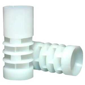 100 Buchas plásticas brancas 24g recarga cartucho plástico calibre 12