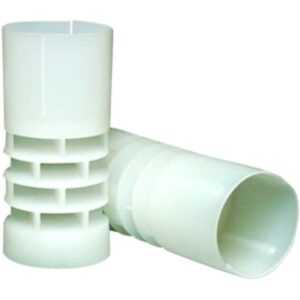 100 Buchas plásticas brancas 28g recarga cartucho plástico calibre 12