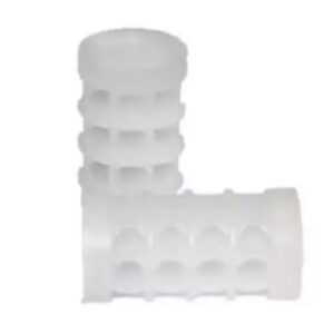 100 Buchas plásticas transparentes recarga cartucho metal calibre 20 c/chumbo Balote SG