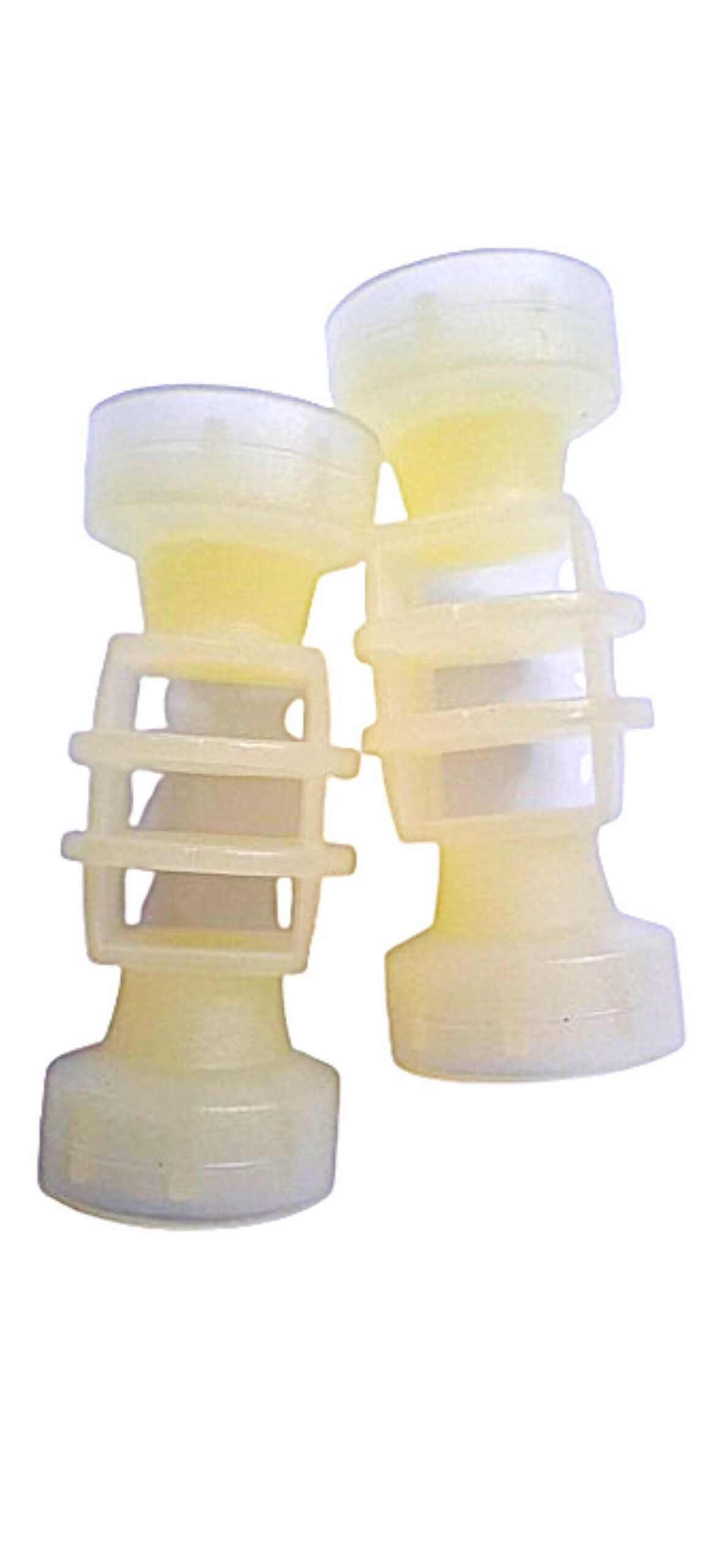 100 Buchas plásticas amarelas para enchimento com Balote, SG, MG tubo de metal tamanho 28 - Imagem 6