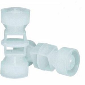 100 Buchas plásticas amarelas recarga cartucho metal calibre 28 c/chumbo Balote SG