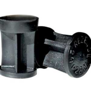 100 Buchas plásticas pretas recarga cartucho metal calibre 24