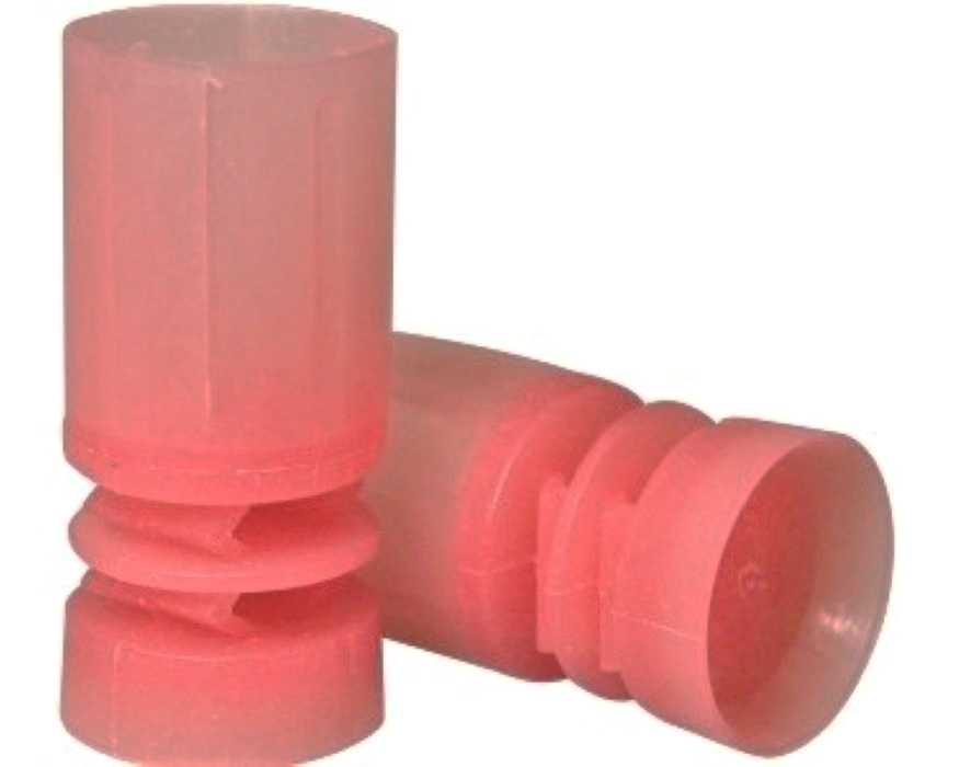 50 Buchas plásticas vermelhas 36g para enchimento tubo plástico 12 - Imagem 4