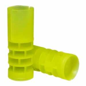 100 Buchas plásticas amarelas 24g recarga cartucho plástico calibre 20