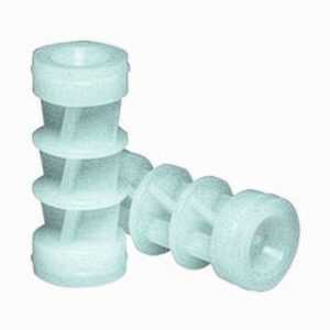 100 Buchas plásticas transparentes recarga cartucho metal calibre 36 c/chumbo Balote SG