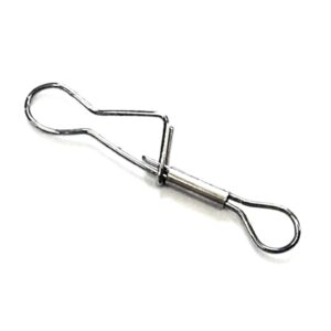 10 Presilhas Reforçadas/Snap/Grampo em inox p/pesca espada 3,8 cm n 1