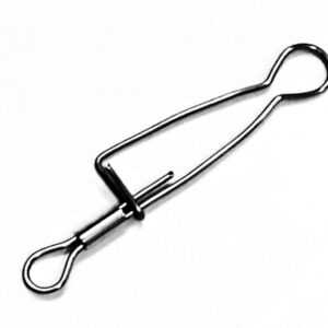 10 Presilhas Reforçadas/Snap/Grampo em inox p/pesca espada 5 cm n 2