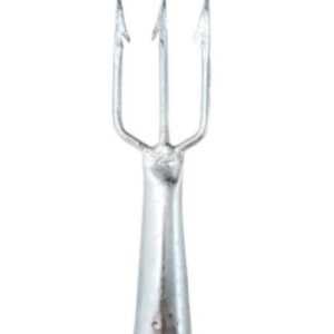 Fisga de Aço Galvanizado para Pesca, 3 Dentes, Número 15, Resistente à Água Salgada