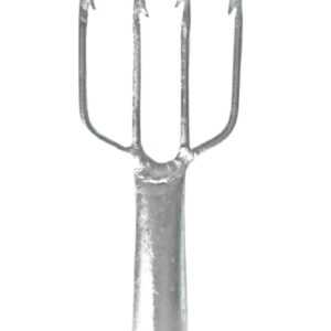 Fisga de Aço Galvanizado para Pesca, 4 Dentes, Número 16, Resistente à Água Salgada