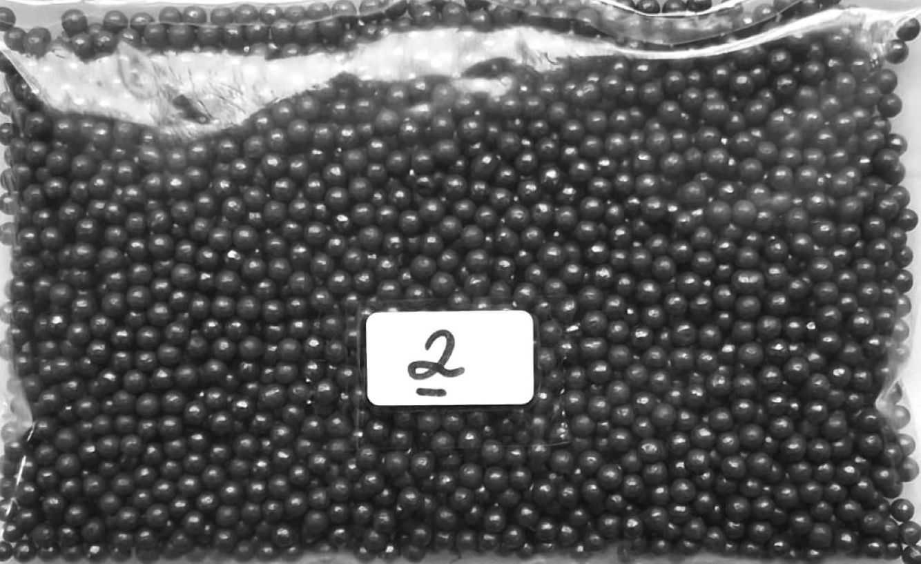Chumbo esférico granulado de caça 2 com diâmetro de 3,75 mm 1 kg - Imagem 2