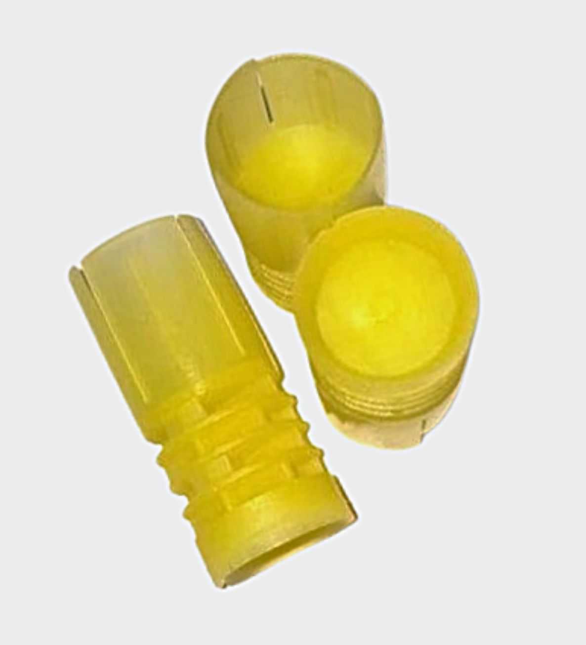 100 Buchas plásticas amarelas 32g recarga cartucho plástico calibre 12 - Imagem 5