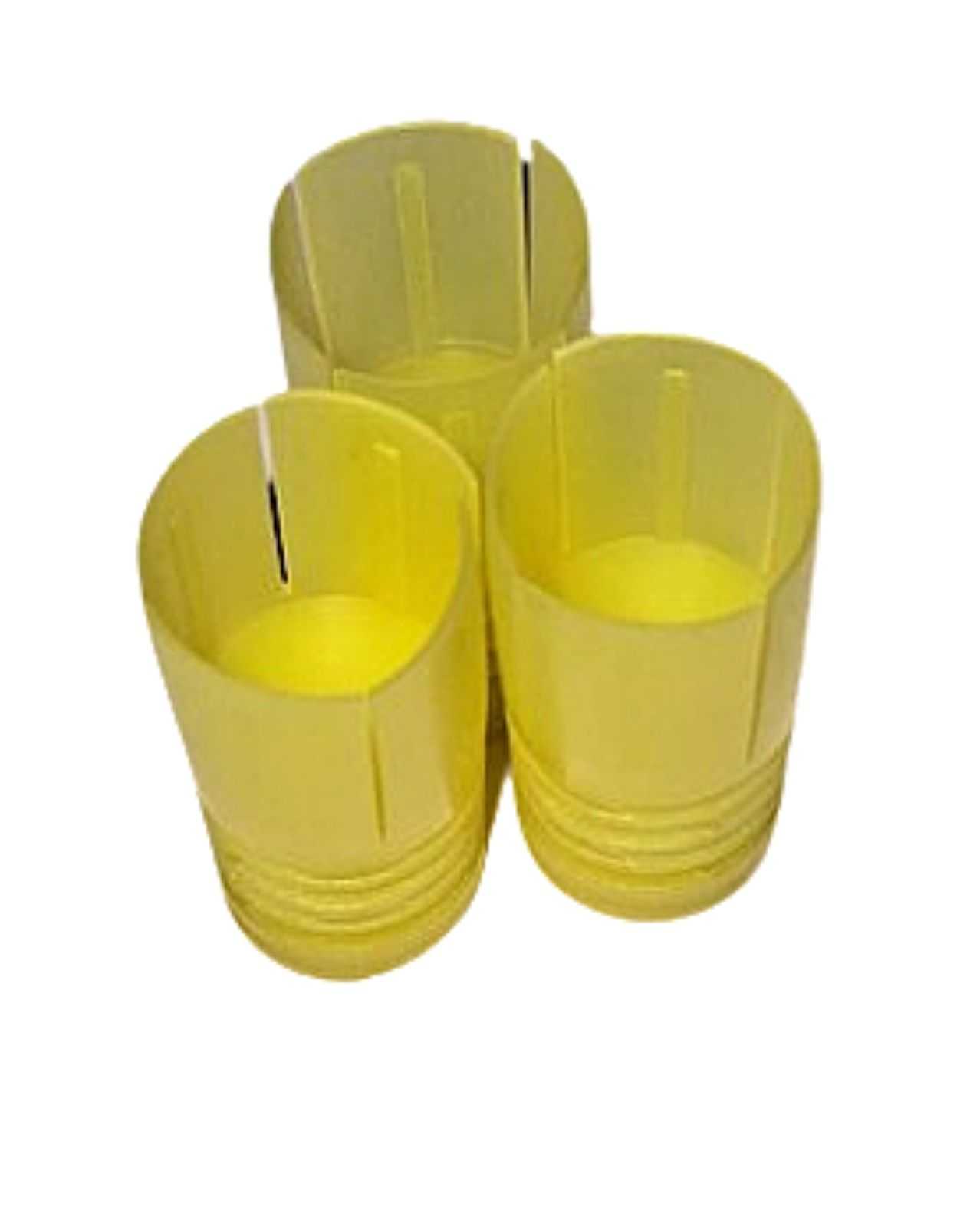 100 Buchas plásticas amarelas 32g recarga cartucho plástico calibre 12 - Imagem 6