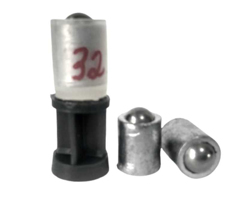 Balotes c/esferas de aço e buchas de recarga de tubo de metal 32 - Imagem 5